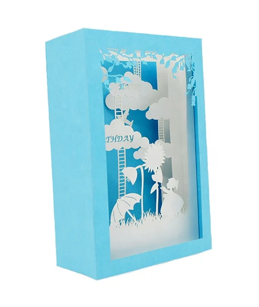 All occasion printing greeting card 3d pop up birthday cards