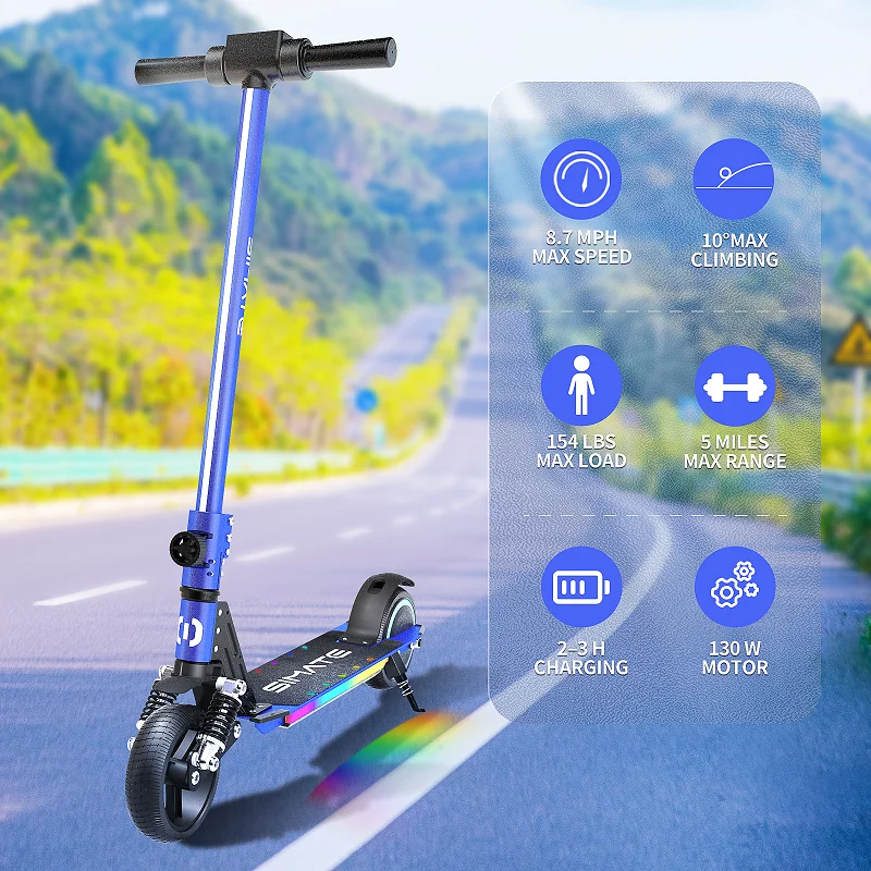 2023 wholesale 6.5 inch youth mobility scooter children electric scooter for Christmas gift