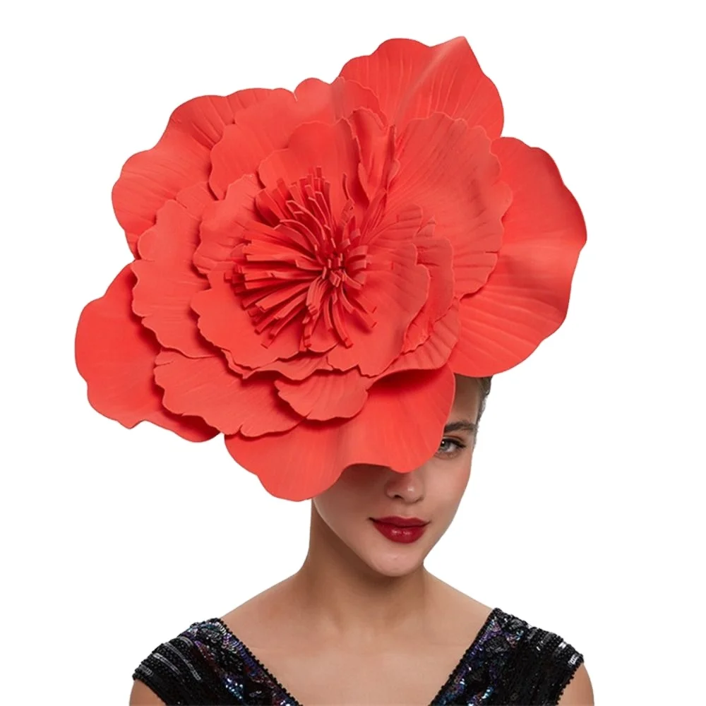 Fashion Bridal Feathers Hair Accessories Makeup Prom Bow Hat