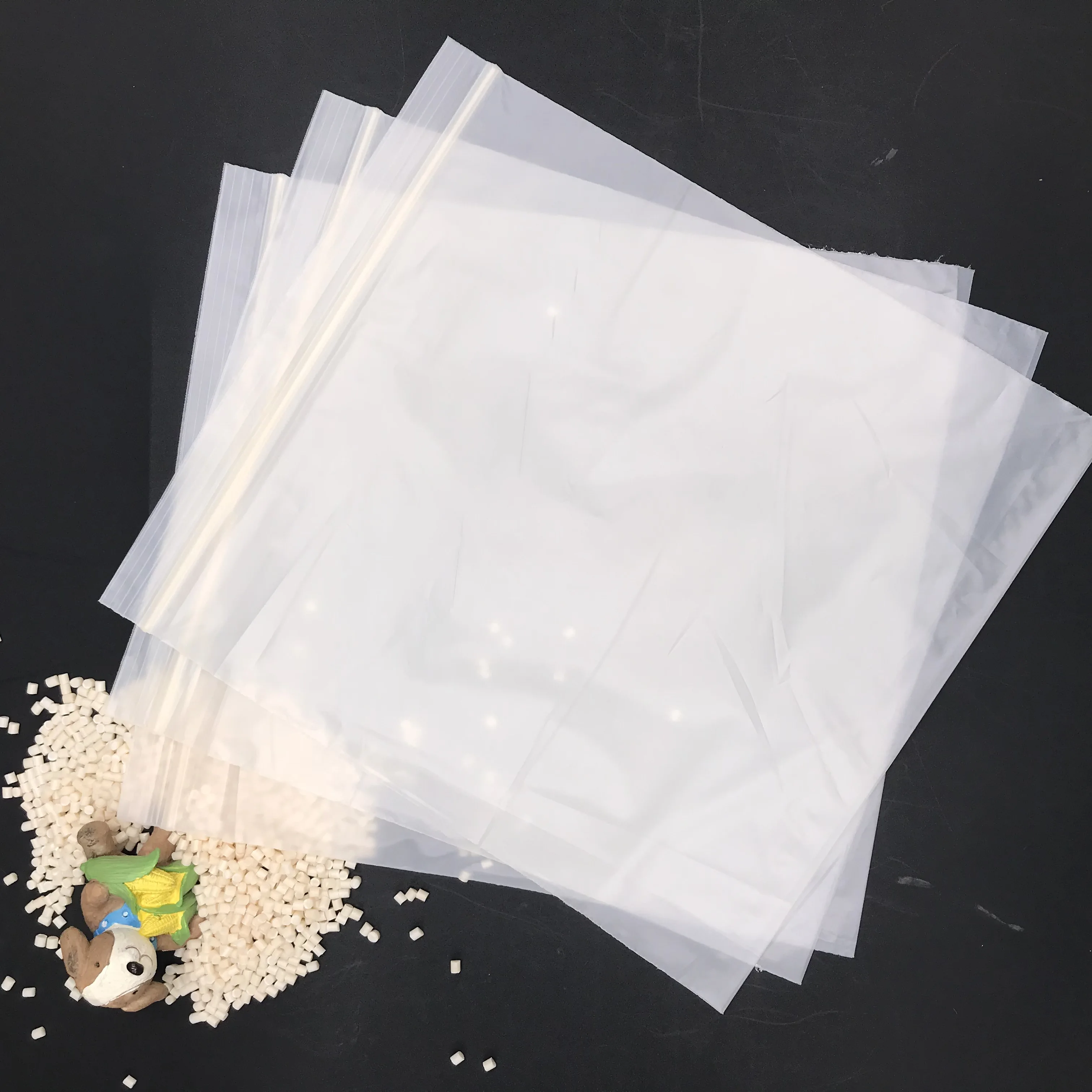 
100% Sustainable Biodegradable Compostable Bag Eco-friendly Package Corn Starch Bag Customized Logo Sealed 1- 4 Colors 50 Micron 