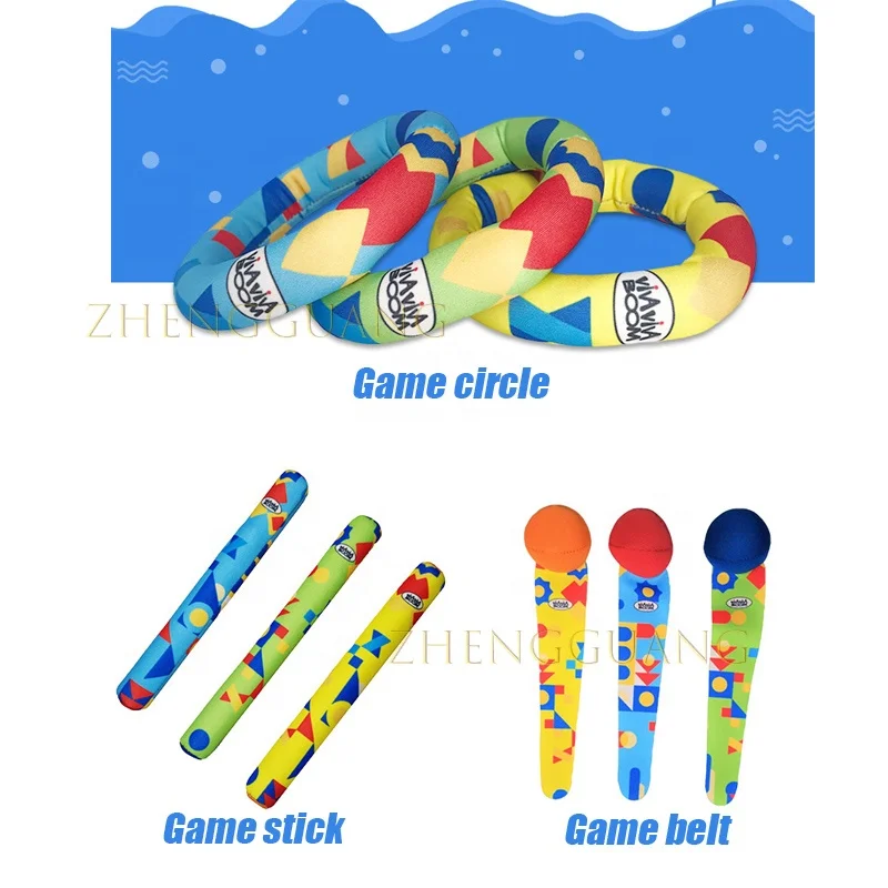 Zhengguang New Kids Summer Beach Toys Pool Swimming Toys Neoprene Dive Stick Neoprene Toy