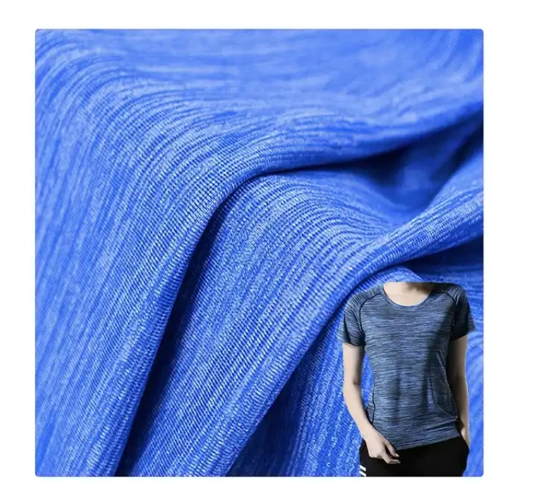 Soft Stretch Cation Jersey Fabric for Yoga T-shirt Pants Running Fitness Work out Outdoor Moisture Absorption sweat wicking