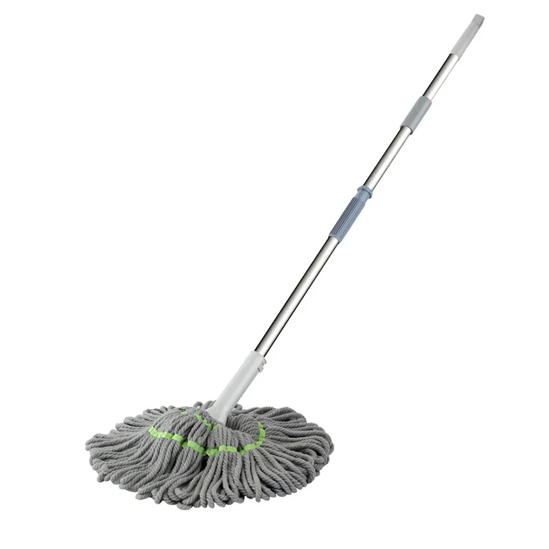 Microfiber Twist Mop Hands-Free Wringing  Extra Large Mop Head Rotatable Long Handle Self-twisting Water Mop