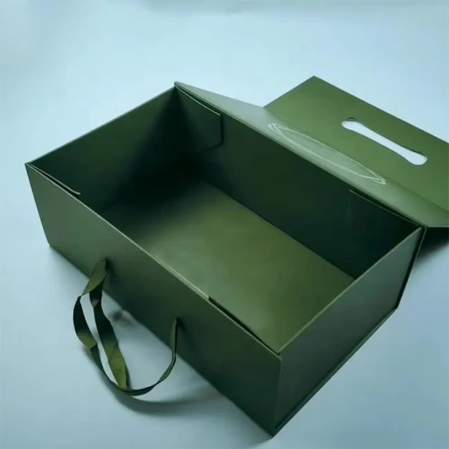 Small Business Supplier custom packaging Box packaging Folding magnetic gift box packaging for Shoe Cloth