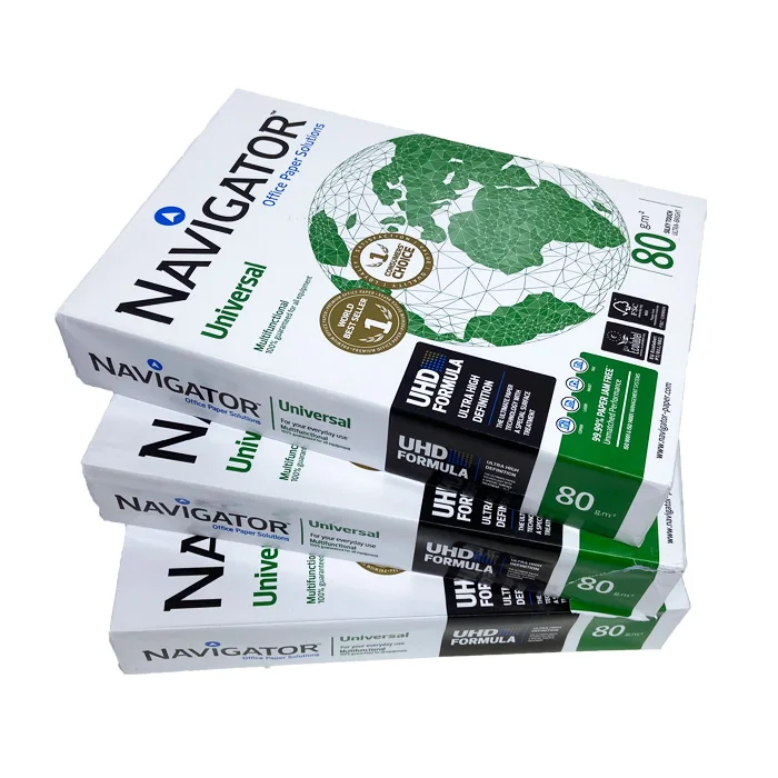 Navig ator White A4 Printing Paper 80gsm 75gsm Office Copy Paper