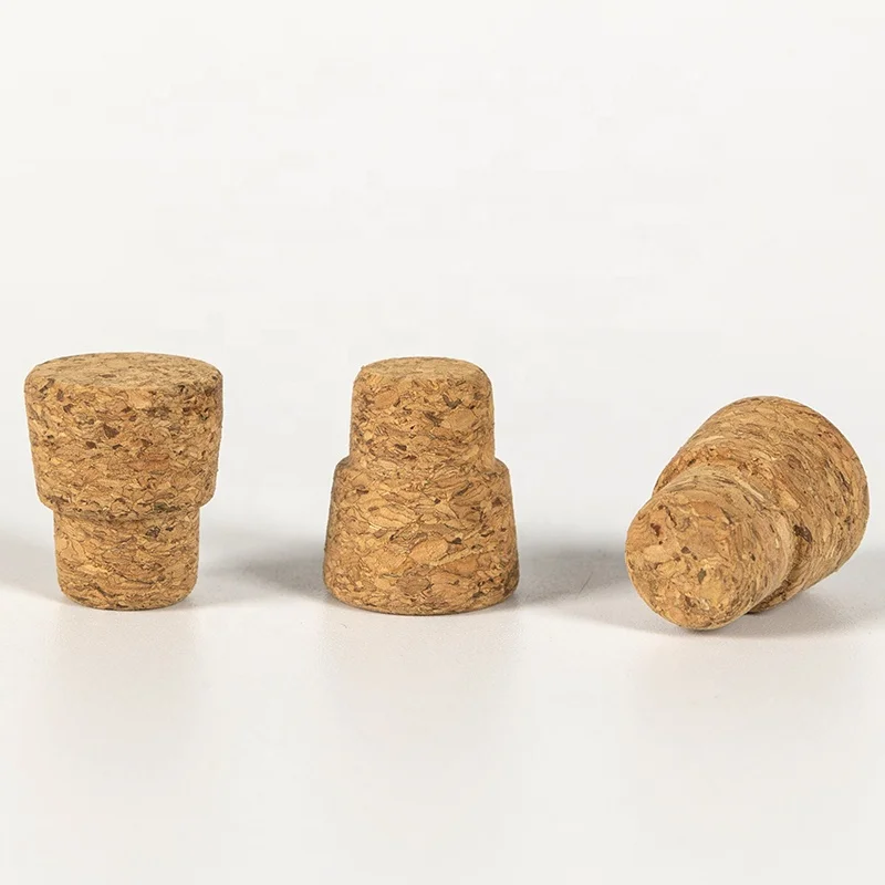 D15mm amber&clear Borosilicate glass tube with airtight wooden cork for dry flower&candy&spices