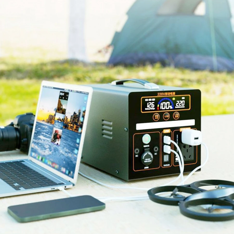 High Quality Cheap Storage Backup Large Capacity 1200W 1500W 2000W Power Station Portable Generator