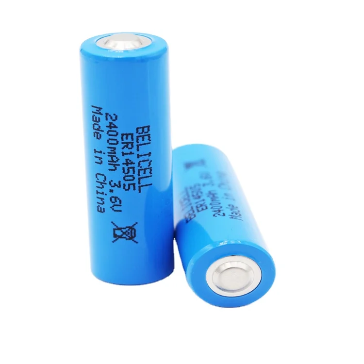 ER14505 3.6V 5200mah Lithium Ion AA Batteries Pack Non-Rechargeable for Toys Water Meters and Cylindrical Pattern