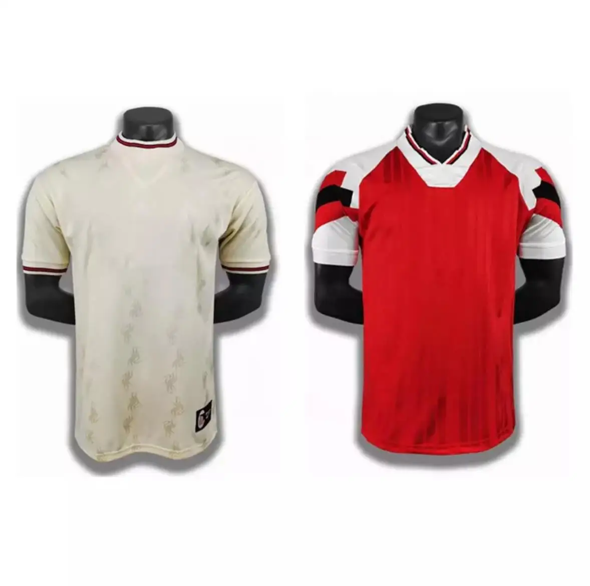 White old national team football jersey breathable and comfortable football shirt