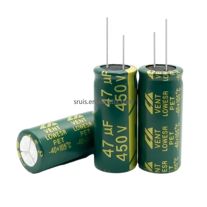5-20pcs 47UF 100UF 220UF 330UF 470UF 680UF 1000UF 1500UF 2200UF 10V 16V 25V 50V-450V low ESR high frequency aluminum capacitor