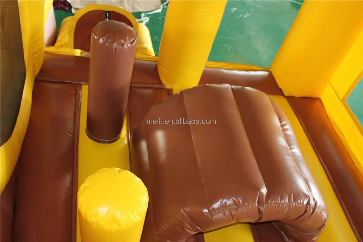 Commercial hot sale construction combo inflatable jumping castle bouncer house with slide for kids