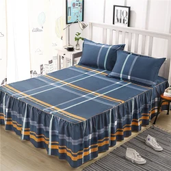 1.8*2m New Korean Version Of Bilateral Bed Skirt And Pillowcase Three-Piece Bedspread Factory Wholesale