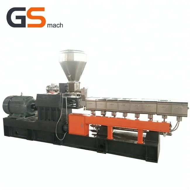 High-Torque Push-Pull Twin-Screw Extruder with High Free Volume and Torque Density for Polymer  Plastic Compounding and Mixing