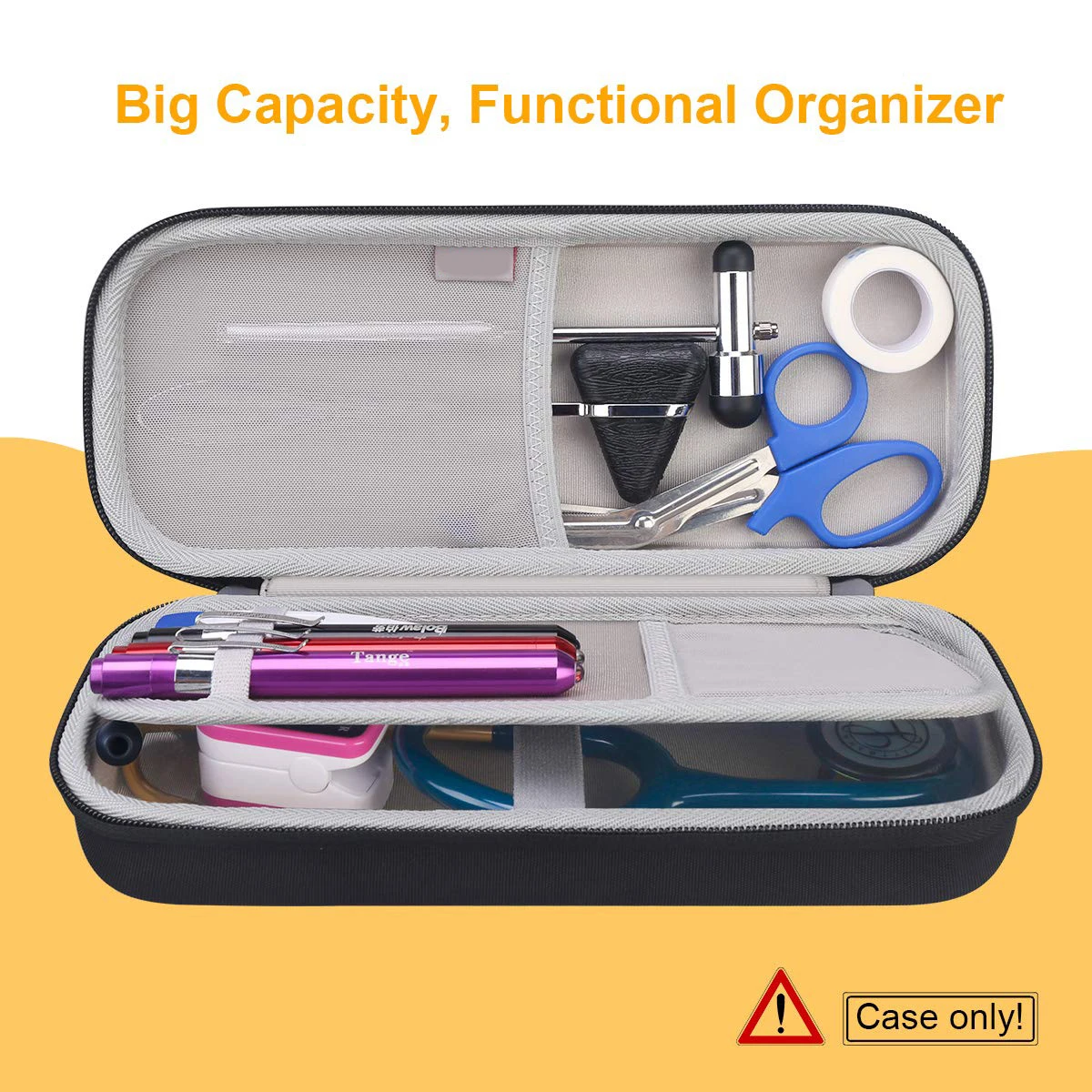 Large Capacity Premium Lightweight Waterproof Custom EVA Stethoscope Carrying Bag Case For Travel