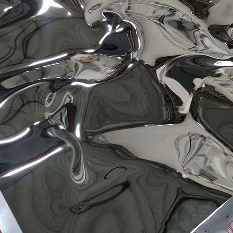 Листы из нержавеющей стали в форме водной волны для кухонной стены Ss201 Ss304, зеркальная декоративная пластина из нержавеющей стали, цена, Волнистый лист