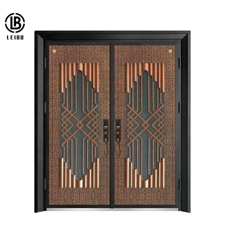 French Advanced fireproof and anti-theft bulletproof cast aluminum door