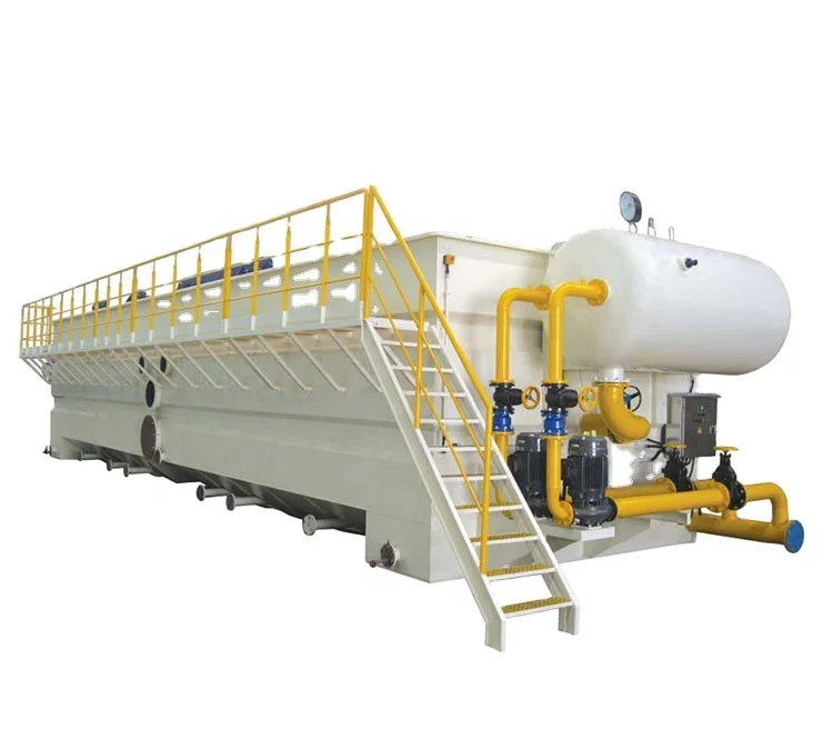 Grease Trap Tank Daf Dissolved Air Flotation Machine For Oil Waste Water Treatment Plant
