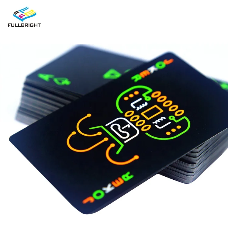 Playing Card Fashion Luminous Poker Fluorescent Light Paper Poker