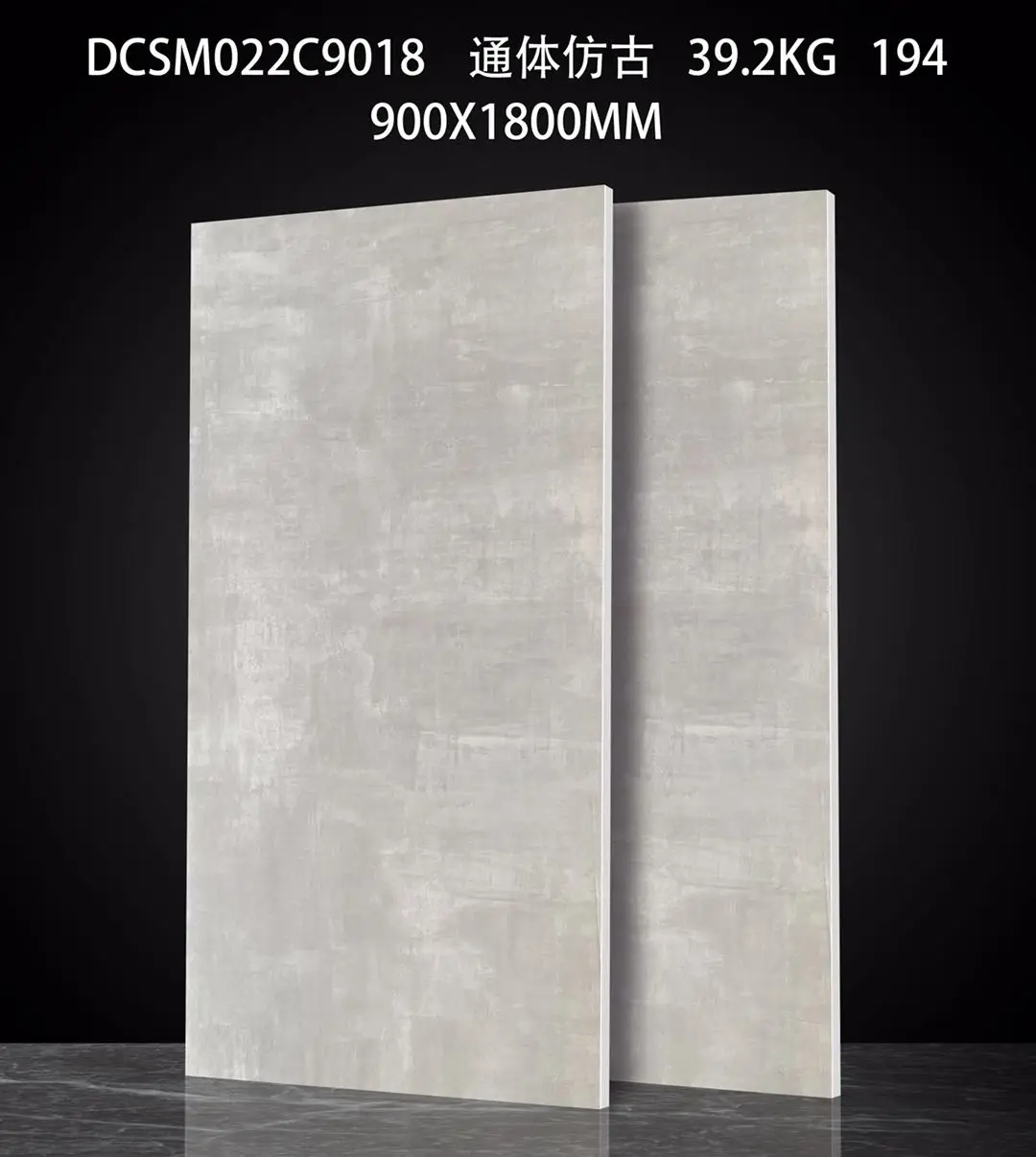 Foshan matte tiles 900*1800*11mm large wall floor white porcelain big slab slate tiles rado ceramic marble tile