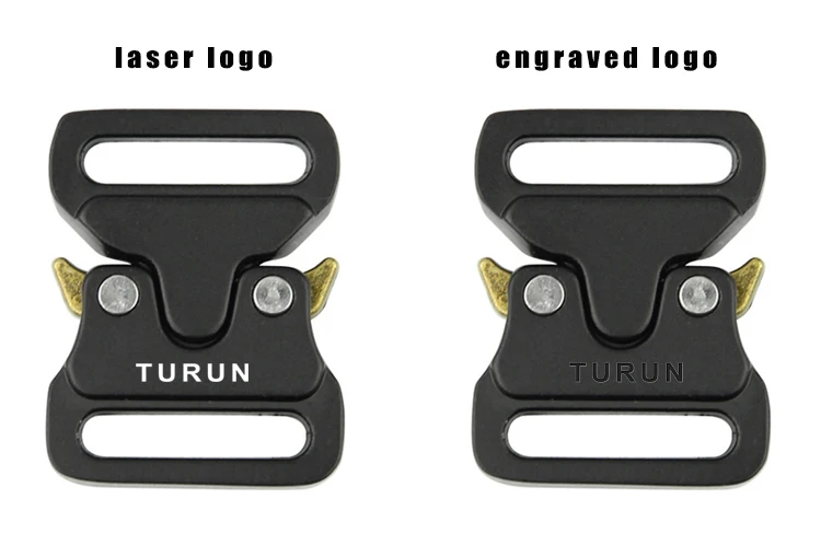 38mm metal quick release buckle for pet 1.5inch tactical dog collar and leash set metal buckle pet supplies quick release buckle