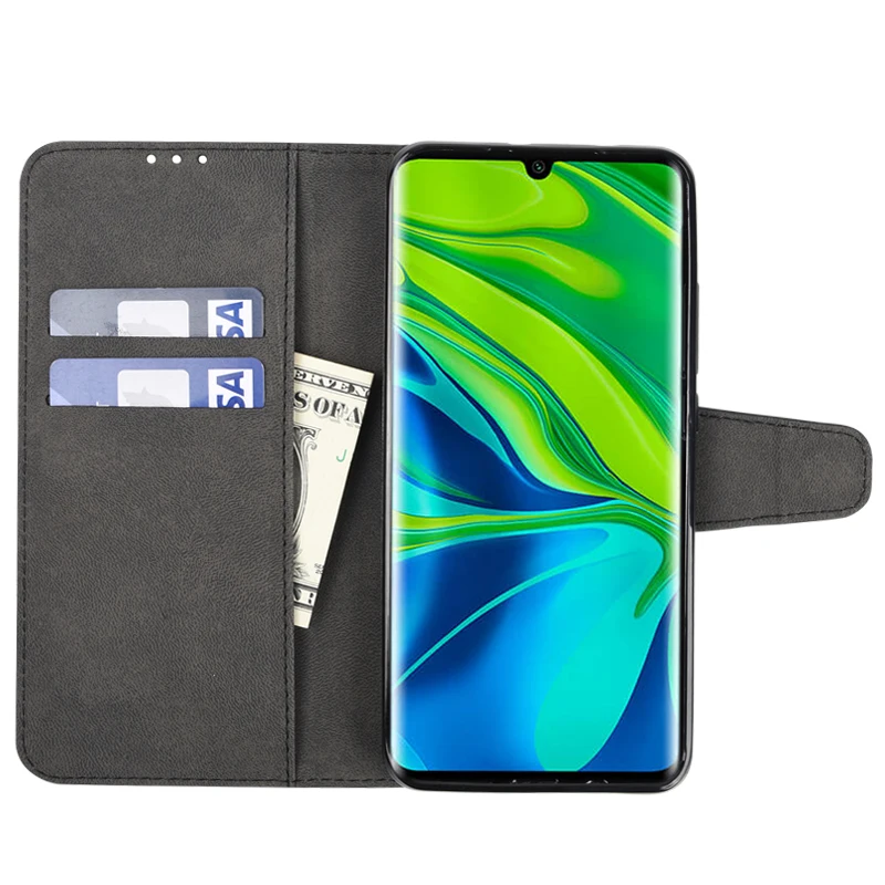  Для Xiaomi Note 10 /Mi CC9 Pro Чехол из искусственной кожи мягкий Tpu чехол для мобильного телефона сумки Mi 10T Lite