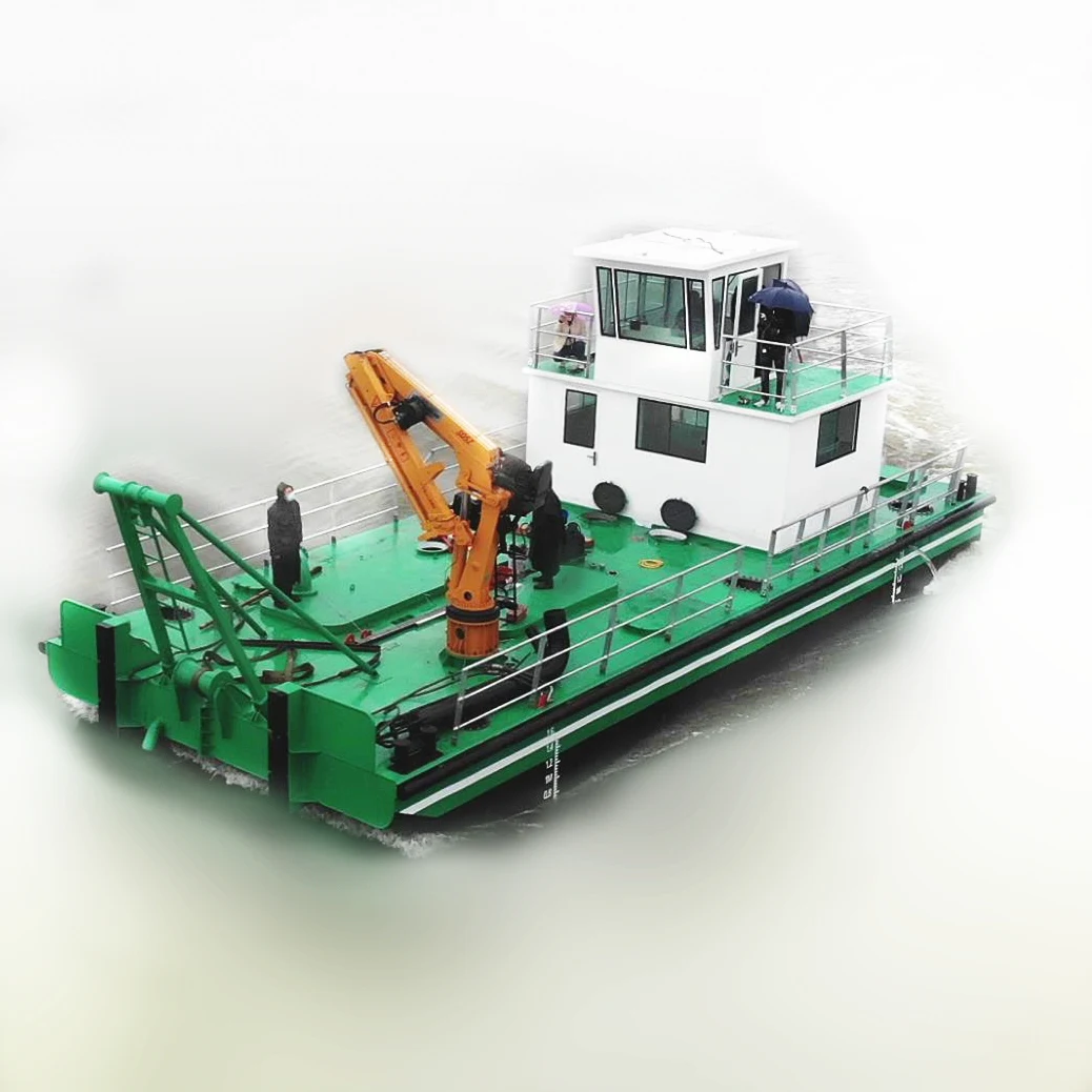 500HP customized engineering project used transportation crane work tug boat for sale