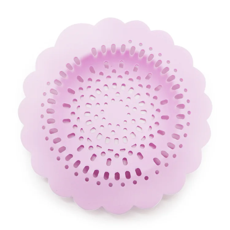
Hot Selling Kitchen Silicone Floor Drain Cover Bathroom Silicone Sink anti Clogging filter 