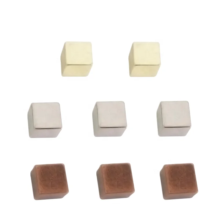 High quality customized metal cube metal resource for board game