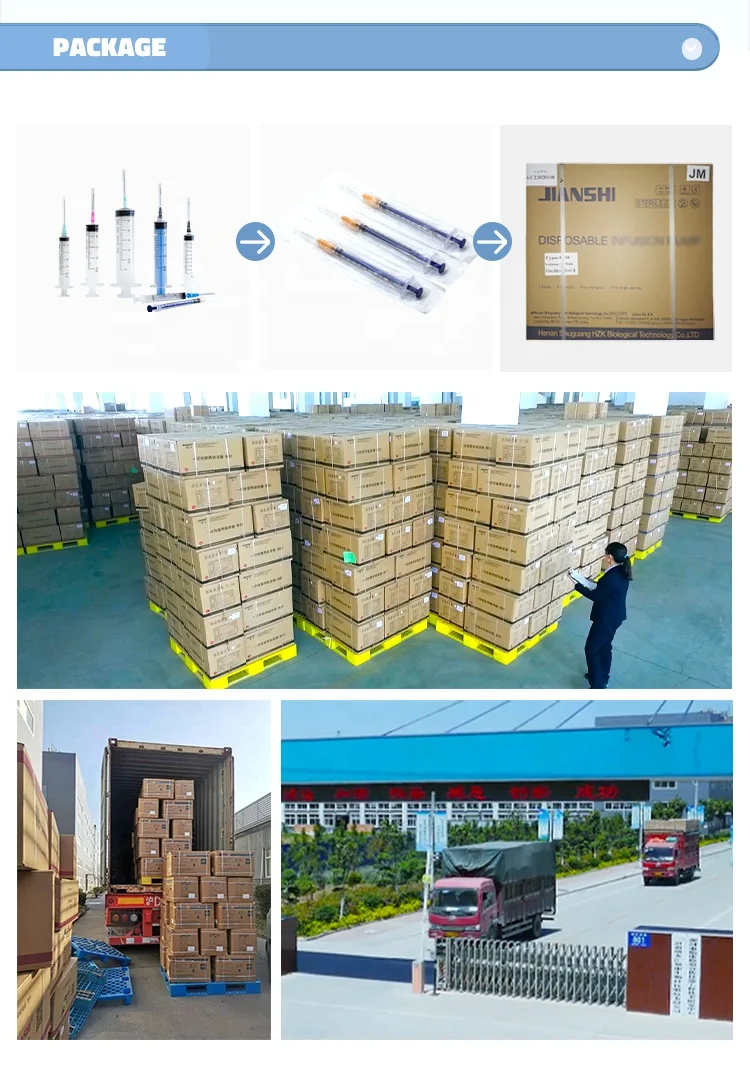 Chinese Prices Medical Products Disposable 0.5mL 1mL 2.5mL 3mL 5mL 10mL Vaccine Luer Lock Injection Hypodermic Jeringa Syringe