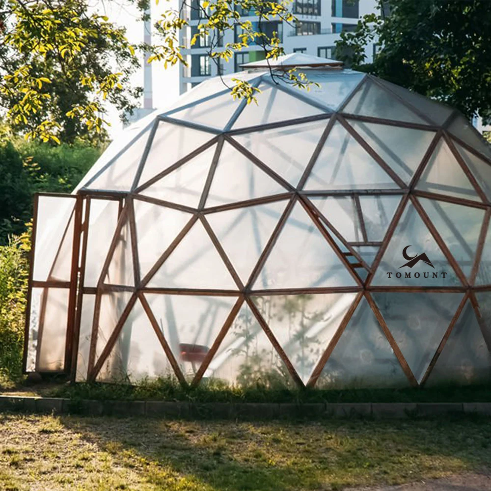 wedding Personalizzato custom Round dome tent outdoor Resort Hotel Glamping Tent Ball Tent for outdoor 4 season Glamping events