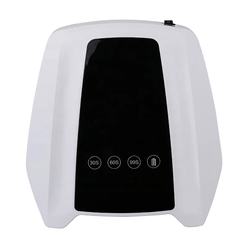 2024 новинка бестселлер профессиональная беспроводная УФ светодиодная гелевая лампа для ногтей 72 Вт с умным сенсорным дисплеем автоматическая сенсорная