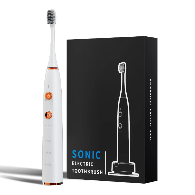 9 Smart Modes 60 Days Long Lasting Wireless IPX7 Automatic Ultrasonic Electrical Toothbrush for Adult Home Use