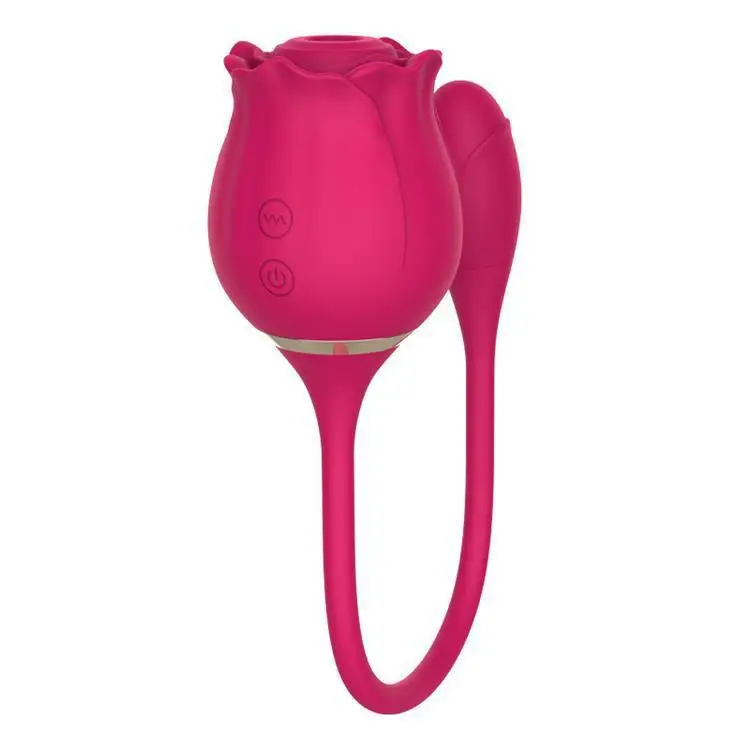 Hot Sale Waterproof 10 Frequency Vibration S Shape Rose Vibrator Anal Clitoris Vibrator For Female Masturbation
