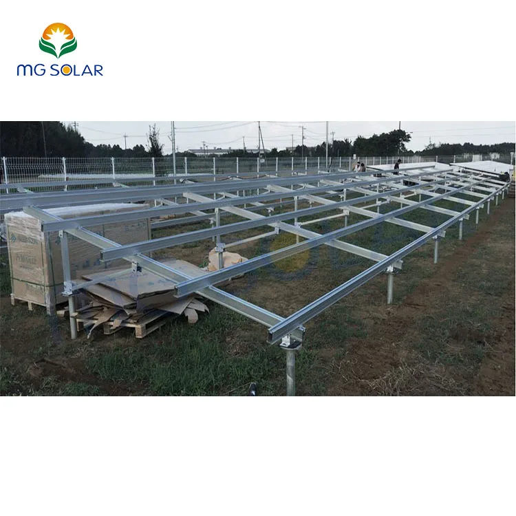 Large Scale Commercial Solar Panel Power Plant Ground Mounting Bracket Racking Structure Aluminum Ground Mounting System