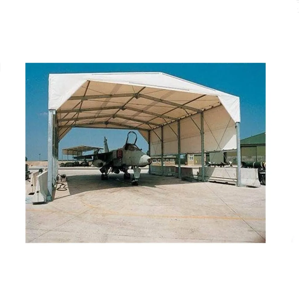 Modern Prefab Building Construction Material Prefabricated Steel Structure Hangar Low Cost Steel Warehouse  for Aircraft Storage