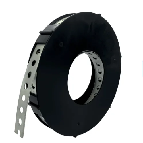MasterACCT 30FT Perforated Galvanized Steel Strap Fixing Band Pipe Hanging Single Hole Strap Metal Tube Tension Clips Pipe Clamp
