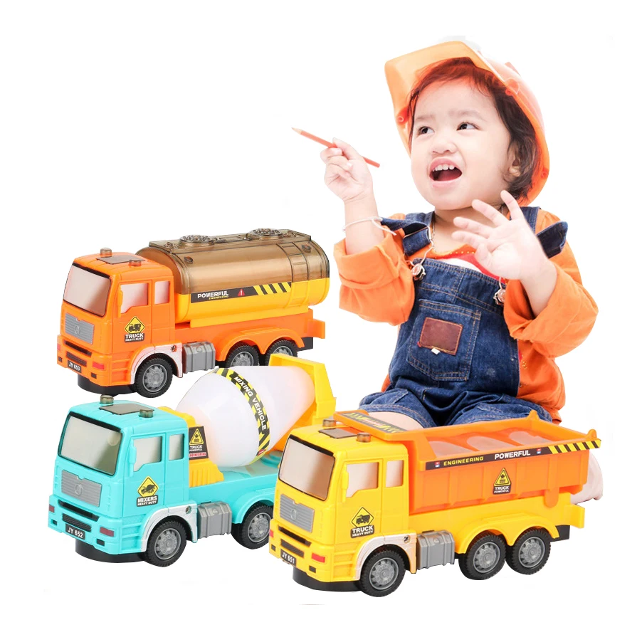 2023 Dowellin Kids Electric Car Dump Truck Toy Construction Electric Truck with 4D Lights & Music