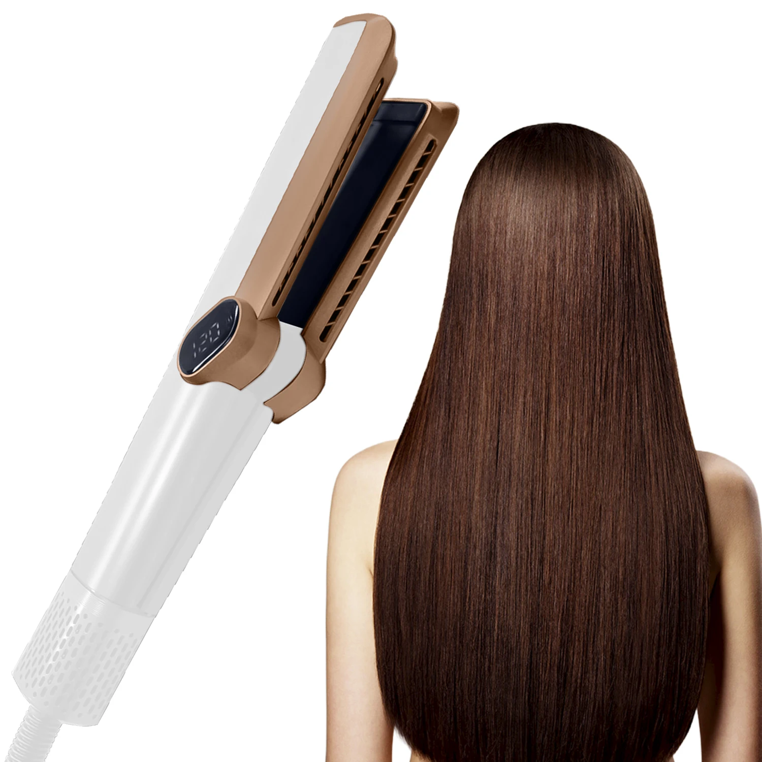 New Airstrait Hair Straightener Negative ion Airflow Hair Straightener