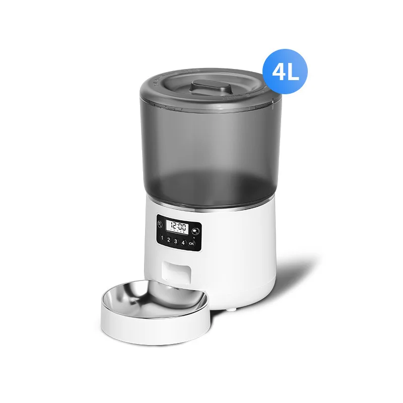 Auto APP WiFi Intligente Double Bowl Split Timed 6L Dog cat food dispenser Mascotas Automatic Smart Pet food Feeder