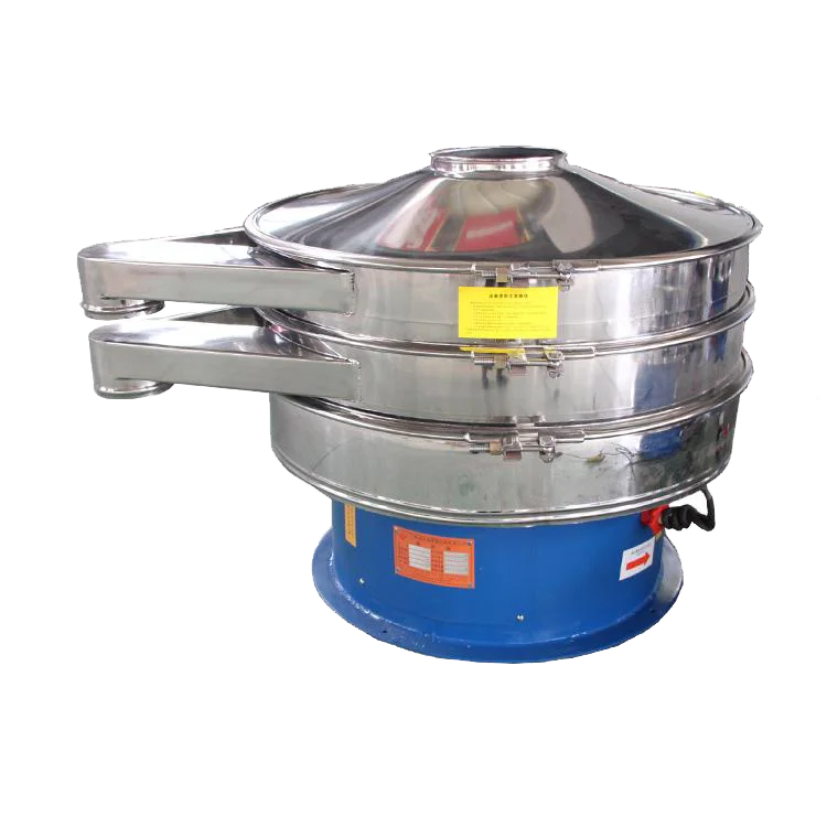 600-1800 mm size rotary vibrating screen for powder granule sieving with 1-4 layers rotary vibrating screen sieve vibration