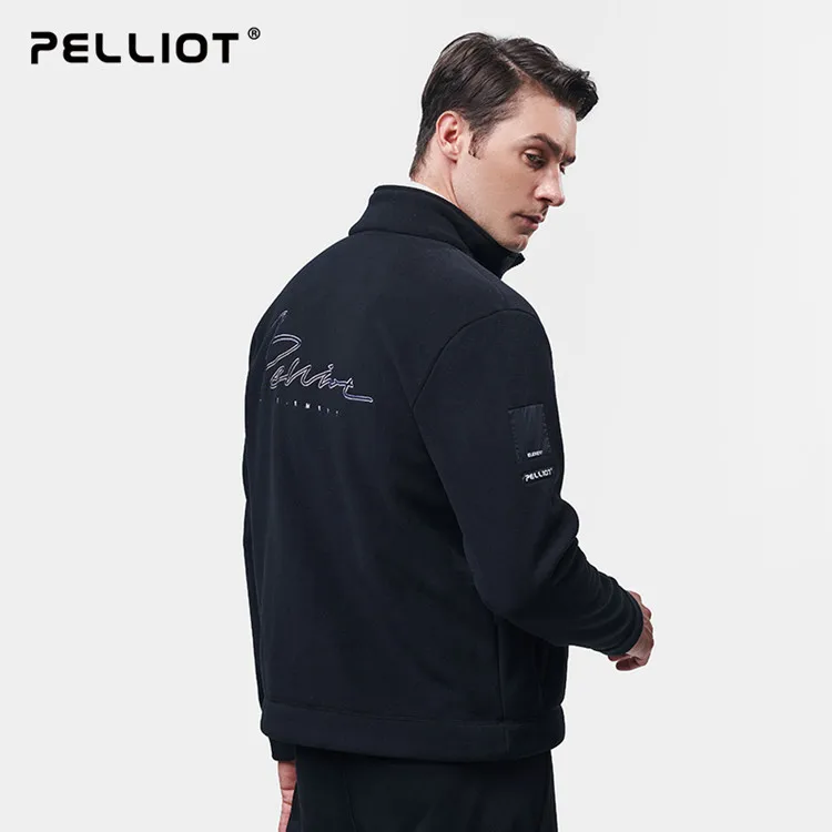 
Beijing pelliot tactical polar fleece jacket men with zipper and no hood 