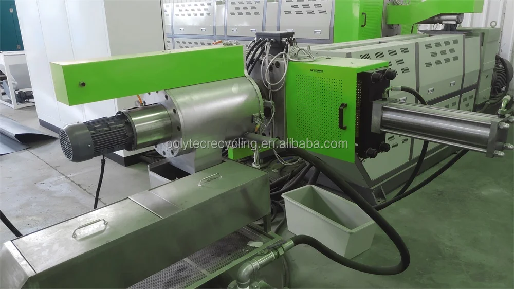 
PE PP ABS Hard Plastic Agglomeration Pelletizing Machine Line 