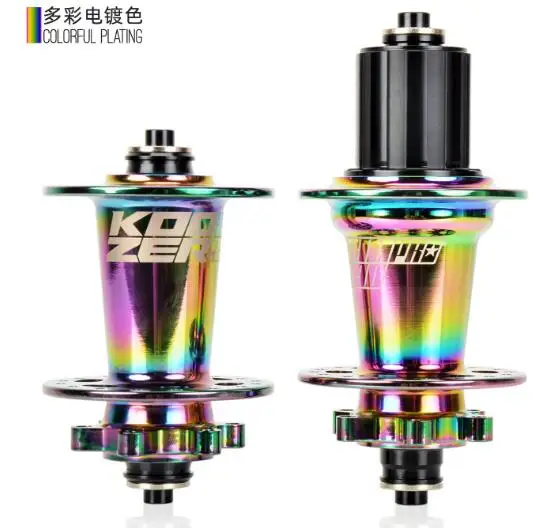 Koozer XM490 PRO HG 4 bearing MTB hub QR 9X100 10X135 , Tube shaft 100*15 12*142mm for 32hole disc brake hub