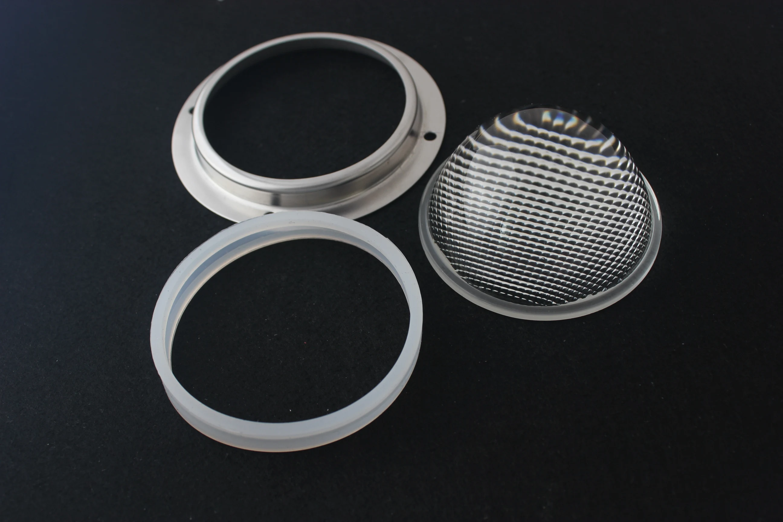 LED Glass Lens 78 mm 60 90 120 degree for LED Holder For High Bay Lamp Grow light