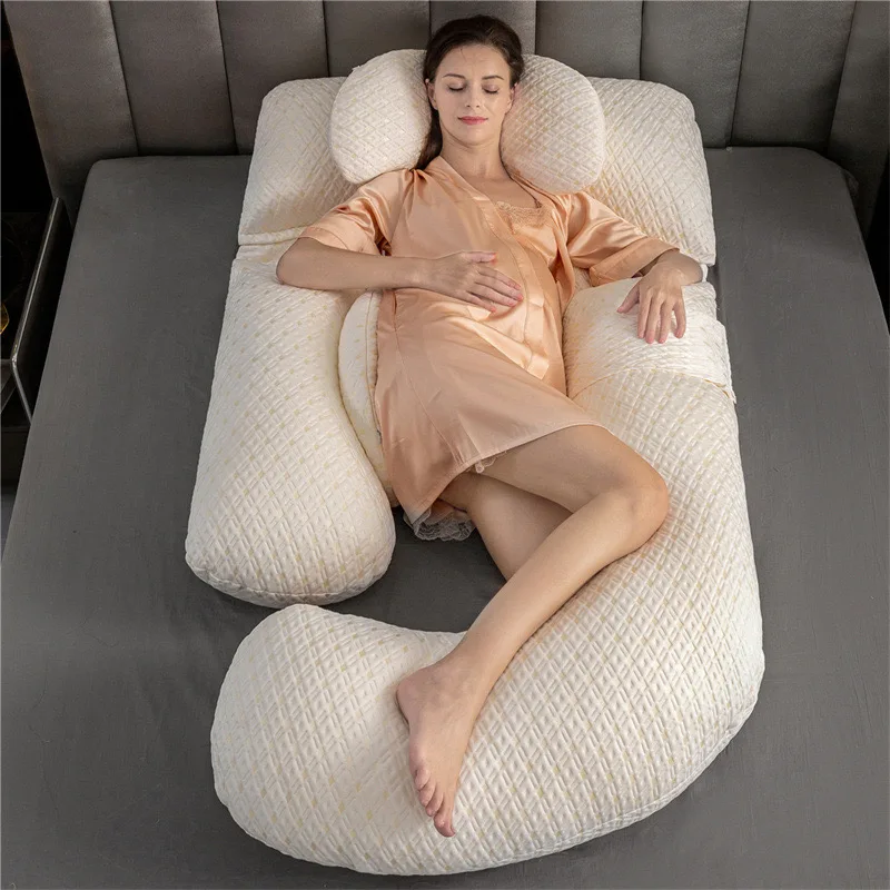 Hot Selling Factory Direct Sale Inflatable Pillow Comfortable Body U-shaped Pregnancy Inflatable Pillow