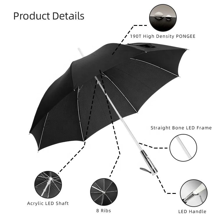 Battery Operated Usb Sword Led Umbrella Grow Light Custom Print