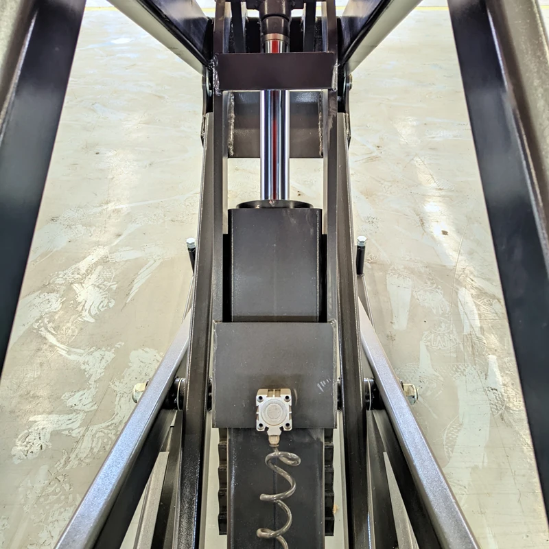 Hydraulic automatic lifting car lift Aver DC-662 underground scissor lifting car equipment