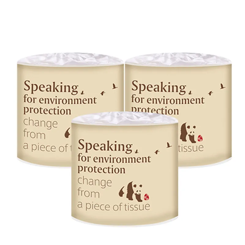 
ECO High absorption toilet tissue rolls OEM with private brand name toilet paper 