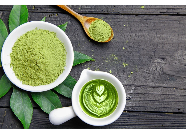 Fresh Organic Healthy Supplement Instant Green Tea Matcha Powder packaging products