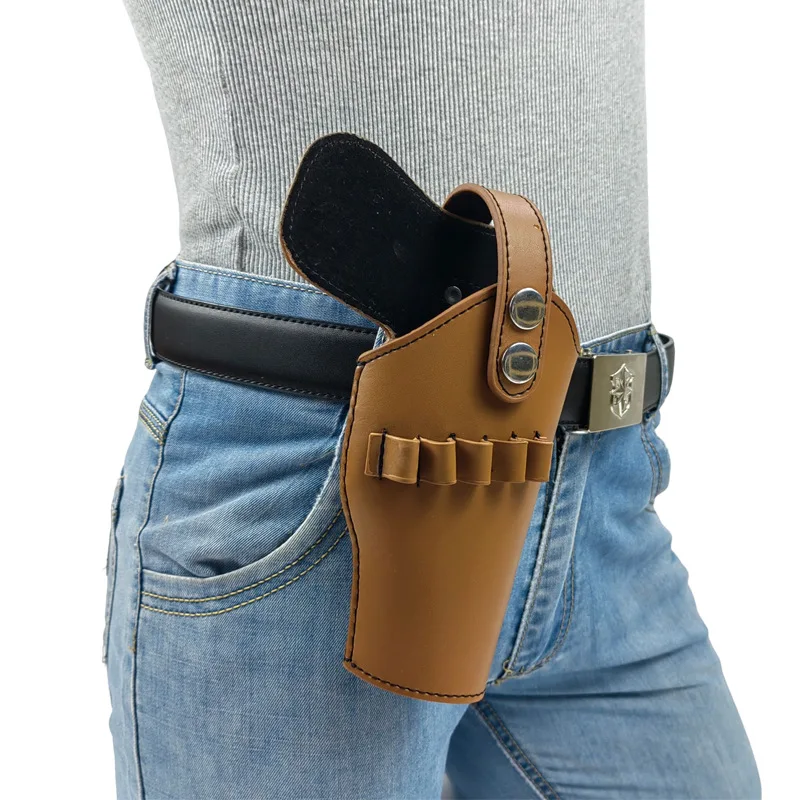 Cowhide holsters stock quick draw waist tactical left and right bag G17 G19 leather holster